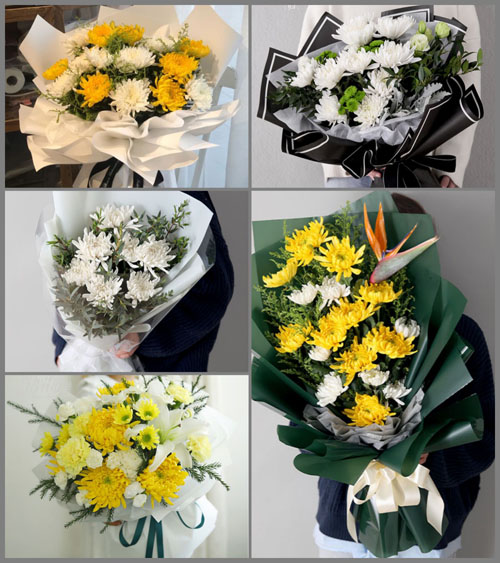 山东莱芜莱城区高庄街道刘家林村白事花束代送